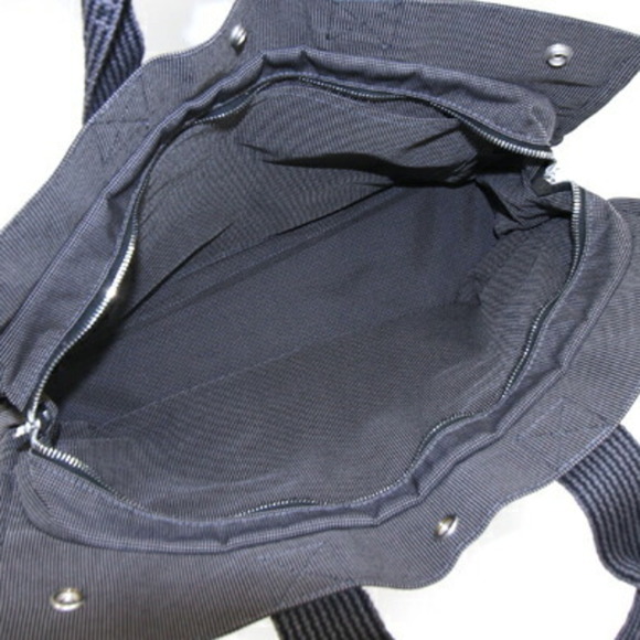 HERMES handbag Yell line tote MM gray canvas men's women's - Picture 3 of 7